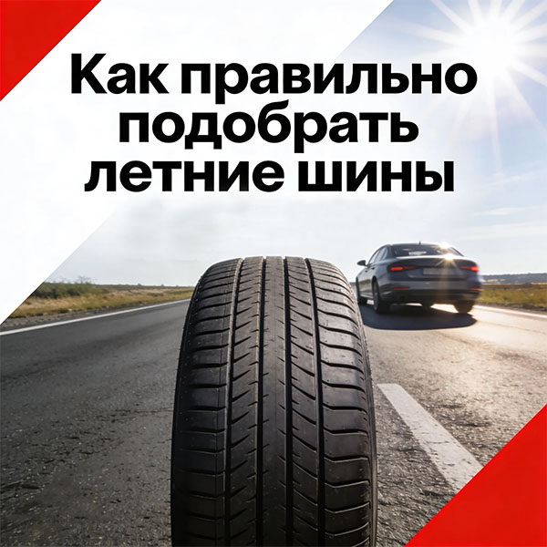 Как правильно подобрать летние шины